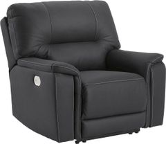 Signature Design by Ashley® Henefer Midnight Power Recliner with Adjustable Headrest
