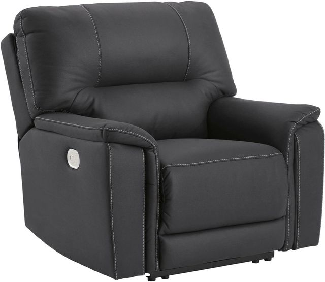 Signature Design by Ashley® Henefer Midnight Power Recliner with Adjustable Headrest-0