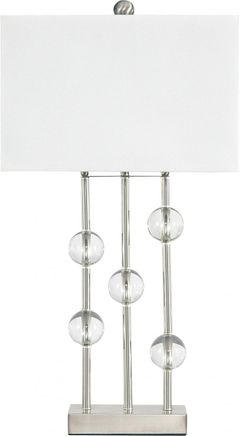 Signature Design by Ashley® Jaala Clear/Silver Table Lamp