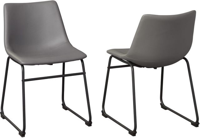 Signature Design by Ashley® Centiar Gray Dining Side Chair-2