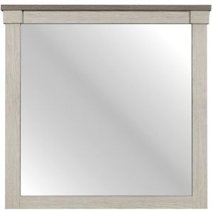 Homelegance® Arcadia White/Weathreed Gray Dresser Mirror