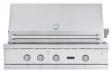 Viking 5 Series Ultra Premium 42" Built In Grill-Stainless Steel
