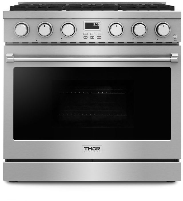 Thor Kitchen® A-Series 36" Stainless Steel Freestanding Natural Gas Range