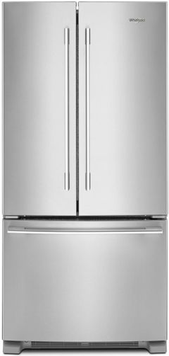Whirlpool® 22.1 Cu. Ft. French Door Refrigerator-Fingerprint Resistant Stainless Steel-WRFA32SMHZ
