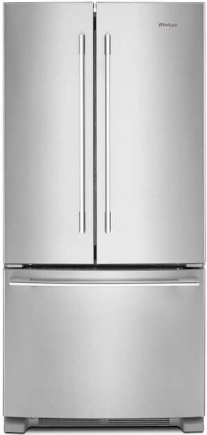 Whirlpool 19.7 Cu. Ft. French Door Refrigerator Stainless Steel WRF560SEHZ  - Best Buy