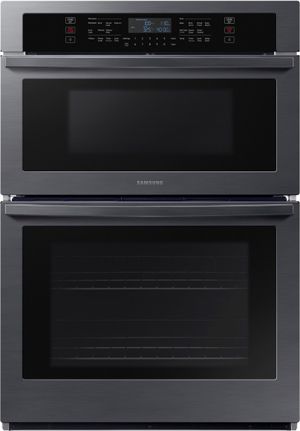 Samsung 30" Fingerprint Resistant Black Stainless Steel Microwave Combination Wall Oven