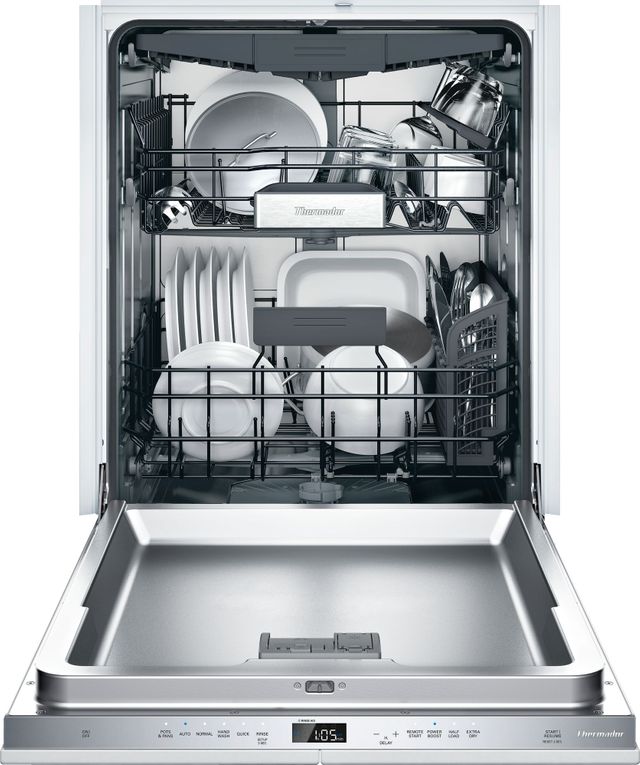 Thermador® Emerald® 24" Custom Panel Built In Dishwasher-2