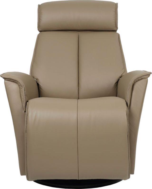 Fjords® Relax Venice Nougat Small Dual Motion Swivel Recliner 1
