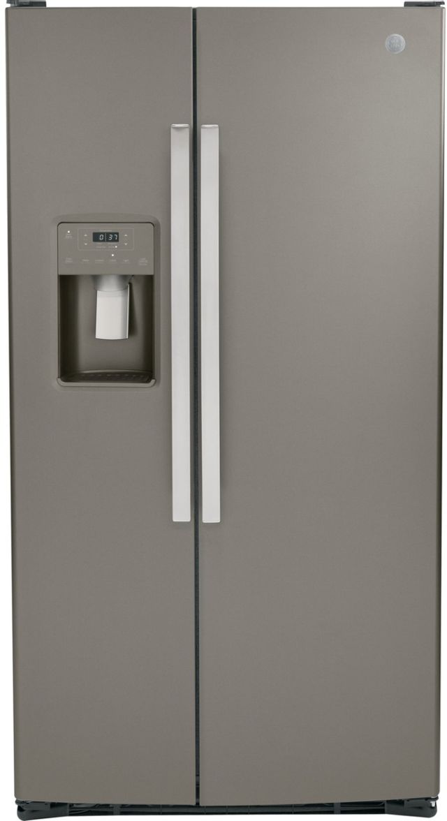 GE® 25.3 Cu. Ft. Fingerprint Resistant Stainless Steel Side-by-Side Refrigerator (S/D)