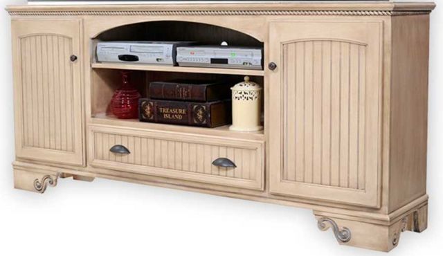 American Heartland Manufacturing Poplar 80 " Deluxe TV Stand