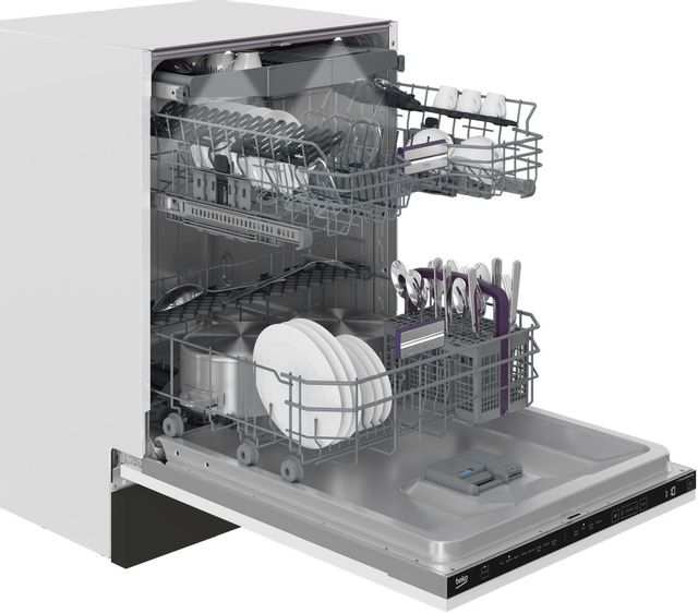 Beko 24" Panel Ready Top Control Built In Dishwasher-2