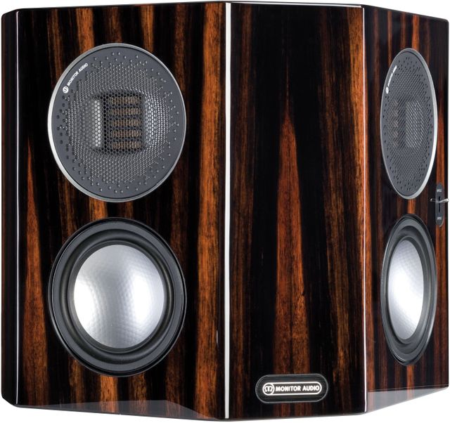 Monitor Audio Gold FX Pair of Piano Ebony On-Wall Speakers 1