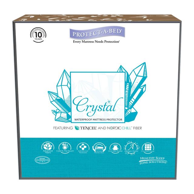 Protect-A-Bed® Naturals Crystal White Full Mattress Protector
