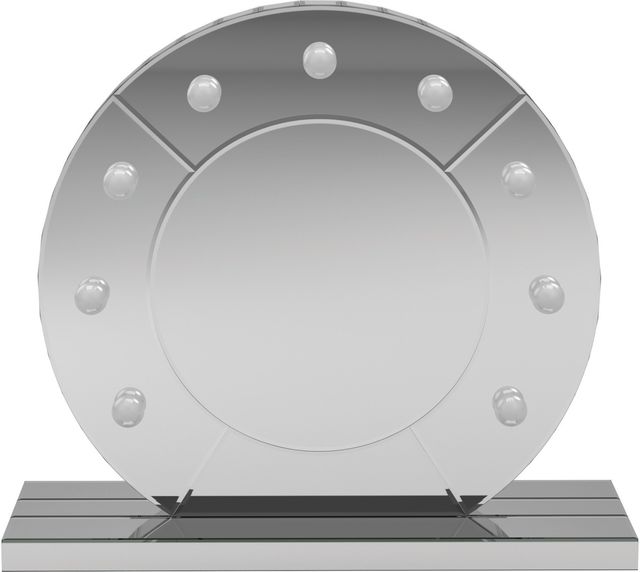 Coaster® Silver LED Table Mirror