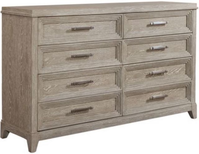 Liberty Belmar Washed Taupe & Silver Champagne Dresser 0