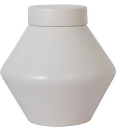 Mill Street® Domina 2-Piece White Jar Set