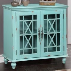 Kith Furniture Harper's Branch Turquoise Accent Console
