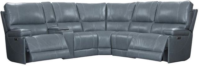 Parker House® Whitman 6-Piece Verona Azure Reclining Sectional Sofa Set 1