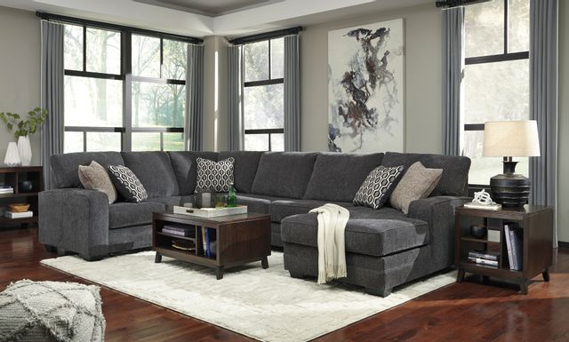 Benchcraft® Tracling Slate 3-Piece Sectional with Chaise 2