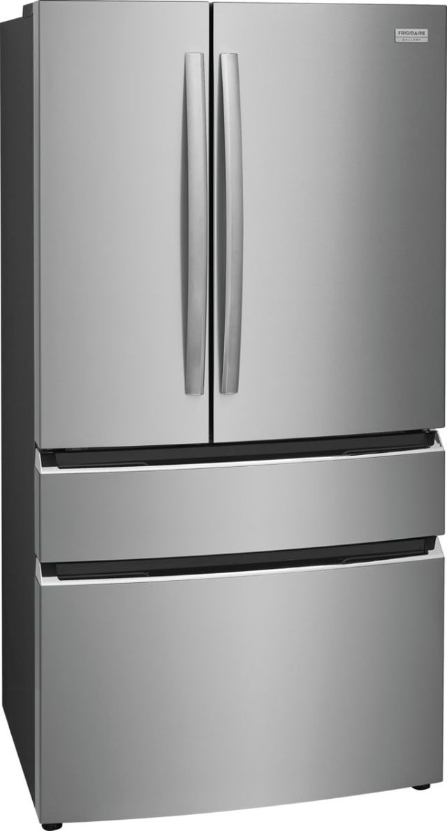 Frigidaire Gallery® 22.1 Cu. Ft. Smudge-Proof® Stainless Steel Counter Depth French Door Refrigerator 1