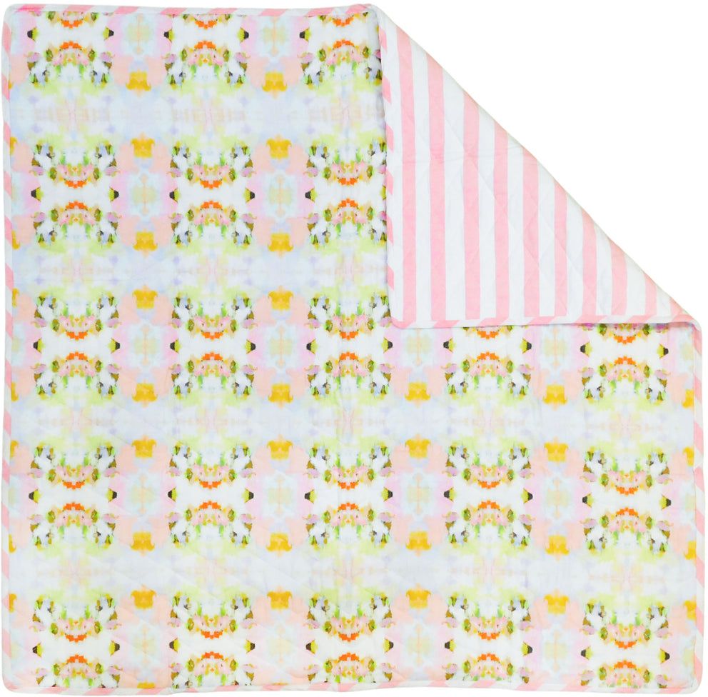 Laura Park Designs® Brooks Avenue Pink Baby Blanket
