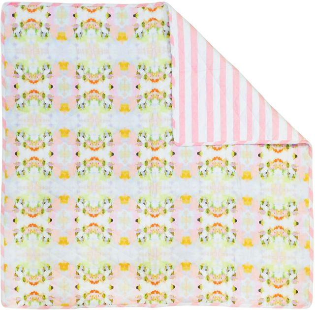 Laura Park Designs® Brooks Avenue Pink Baby Blanket-0