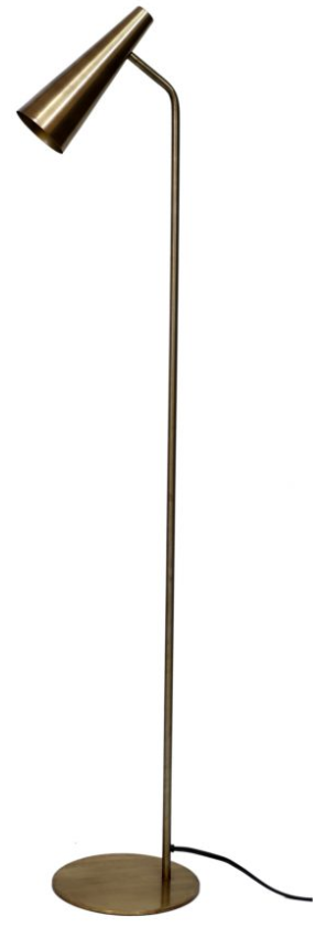 Moe's Home Collection Trumpet Gold Floor Lamp