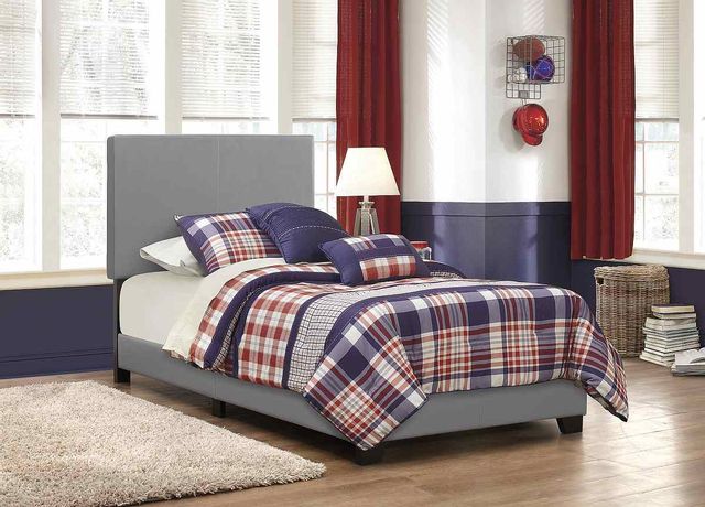 Coaster® Dorian Gray Twin Upholstered Bed 1