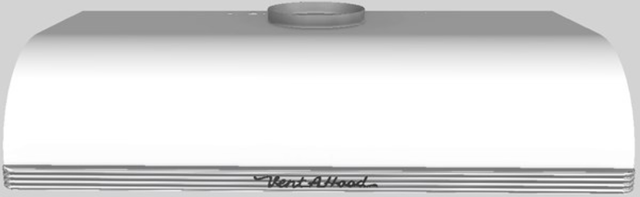 Vent-A-Hood® 42"  Retro Style Under Cabinet Range Hood-White
