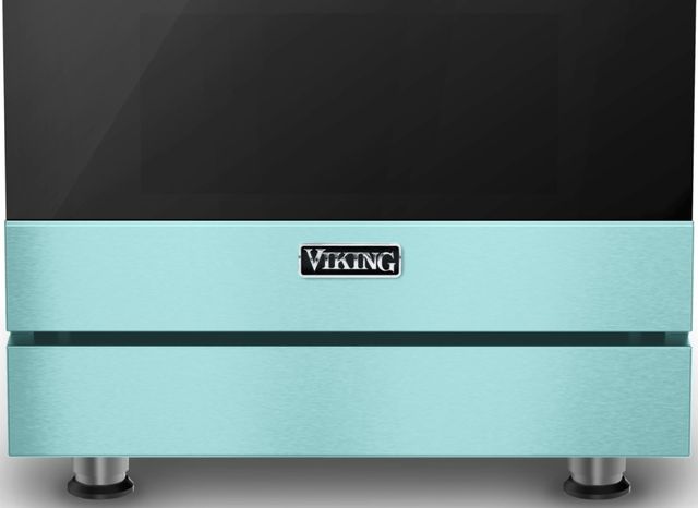 Viking® 3 Series 30" Alluvial Blue Pro Style Dual Fuel Natural Gas Range 25