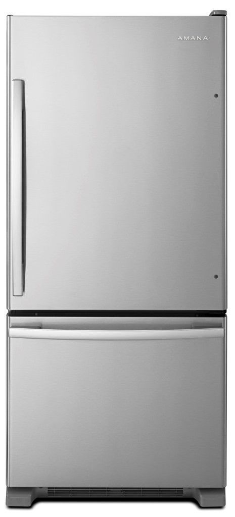 Réfrigérateur à congélateur inférieur de 29 po Amana® de 18,0 pi³ - Acier inoxydable