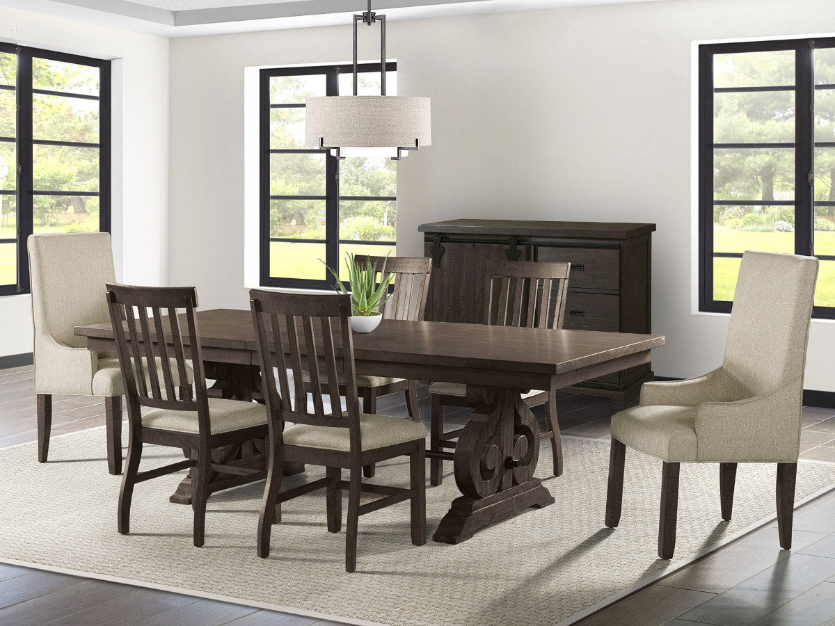 Dining room table discount and 6 chairs set