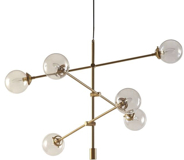 Olliix by INK+IVY Gold Cyrus Chandelier-1