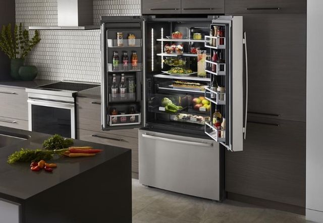 JennAir® 23.8 Cu. Ft. Stainless Steel Counter-Depth French Door Refrigerator 9