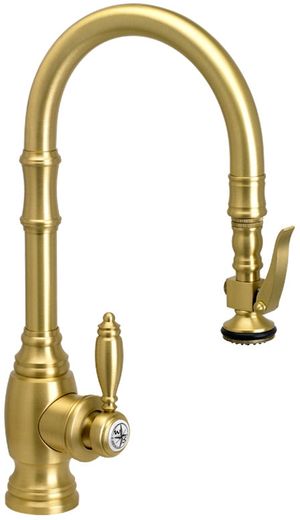 Waterstone™ PLP Prep Pull Down Faucet, Polished Brass