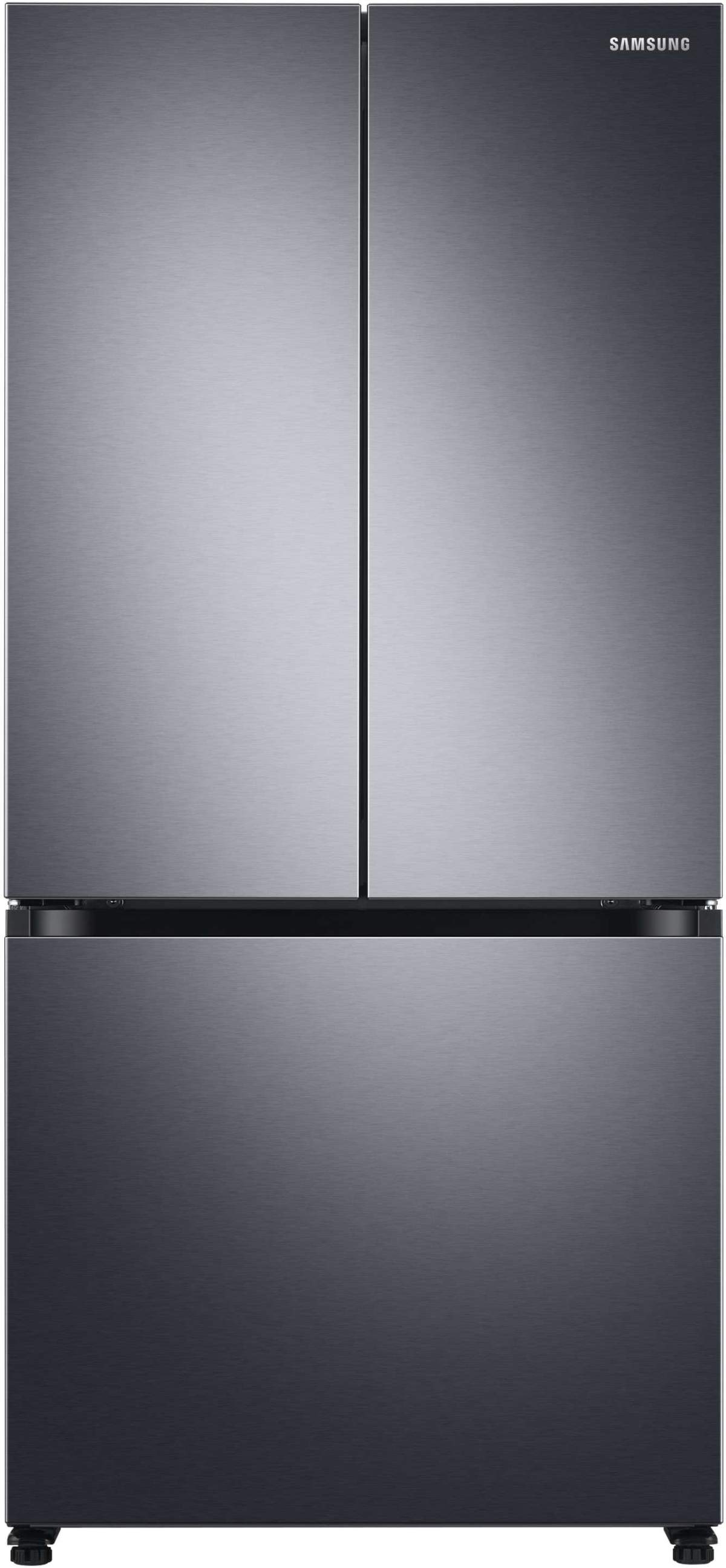 Samsung 17.5 Cu. Ft. Fingerprint Resistant Black Stainless Steel Counter Depth French Door Refrigerator