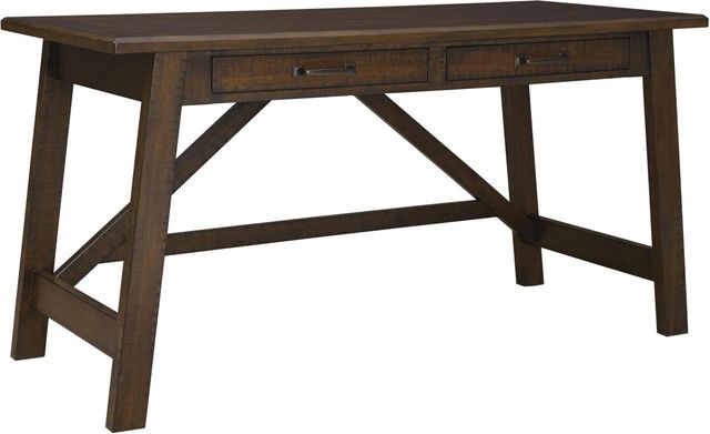 Signature Design by Ashley® Baldridge 2-Piece Rustic Brown Office Desk Set 1