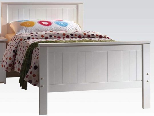 ACME Furniture Bungalow White Youth Twin Panel Bed