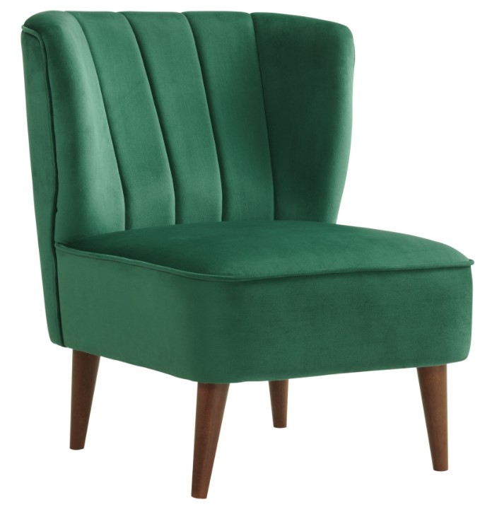 emerald green cocktail chair