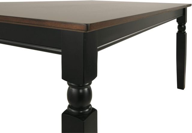 Signature Design by Ashley® Owingsville Black/Brown Rectangular Dining Room Table-3