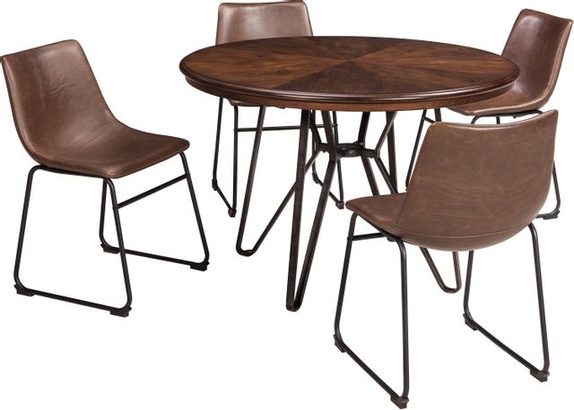 Signature Design by Ashley® Centiar 5 Piece Two-tone Brown Dining Set