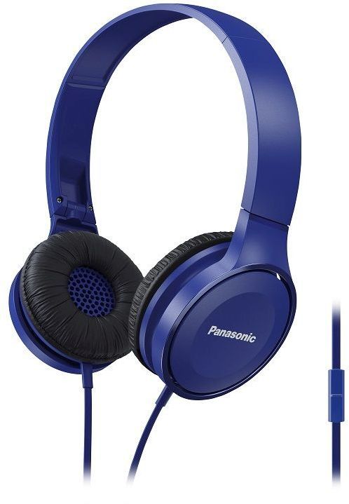 Panasonic® Lightweight Blue On-Ear Headphones 0
