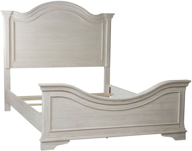 Liberty Furniture Bayside Antique White Queen Panel Bed 2