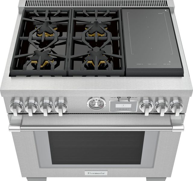 Thermador® Pro Grand® 36" Stainless Steel Pro Style Dual Fuel Range 1