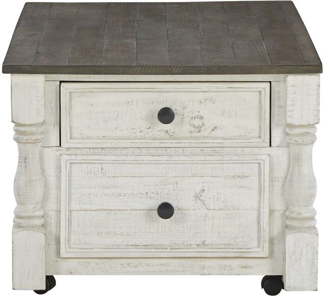 Signature Design by Ashley® Havalance White/Gray Lift-Top Coffee Table-2