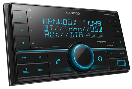Kenwood DPX304MBT 2-Din Digital Media Receiver with Bluetooth 1