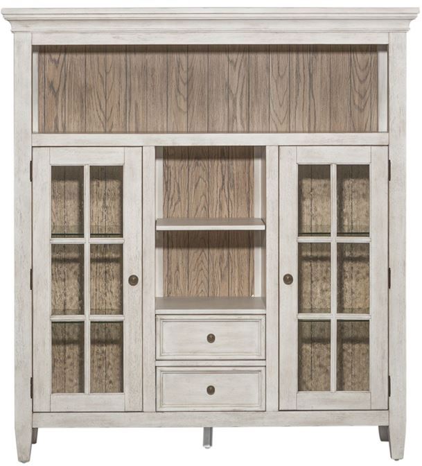 Liberty Furniture Heartland Antique White Display Cabinet