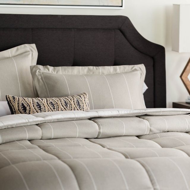 Malouf® Woven™ Chambray Birch Twin XL Comforter Set 3