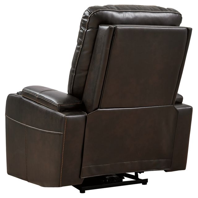 Signature Design by Ashley® Composer Brown Power Recliner with Adjustable Headrest 6
