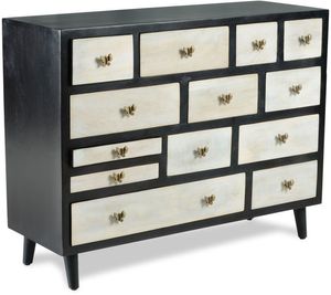 Steve Silver Co.® Papillon Ebony and Washed Ivory Sideboard